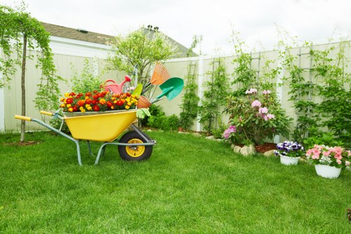 Variety of plants in a Hammersmith garden